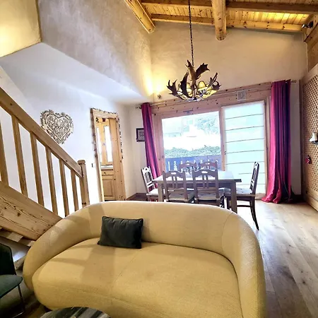 Charming Duplex In Hameau Des Pistes - Inout דירה *