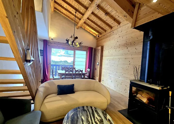 Apartmán Charming Duplex In Hameau Des Pistes In Out Megève