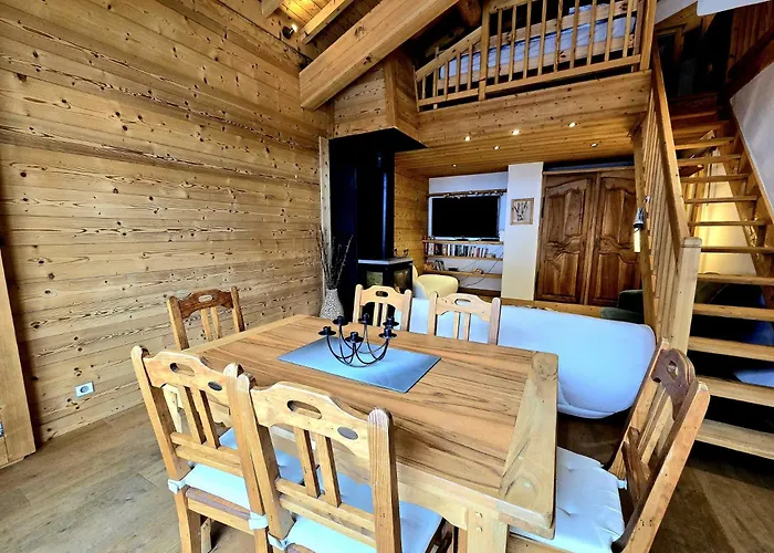 Apartmán Charming Duplex In Hameau Des Pistes In Out Megève